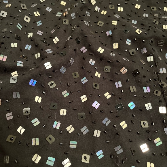 ✨💫 QUIZ Shiny Beaded Crop Top - size UK14 (FAIR) - Picture 4 of 16